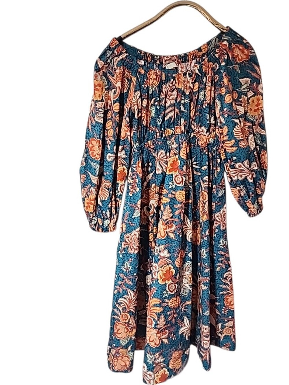 Ulla Johnson Helena Floral Long Sleeve Dress. Size 10 $629 - Picture 6 of 10